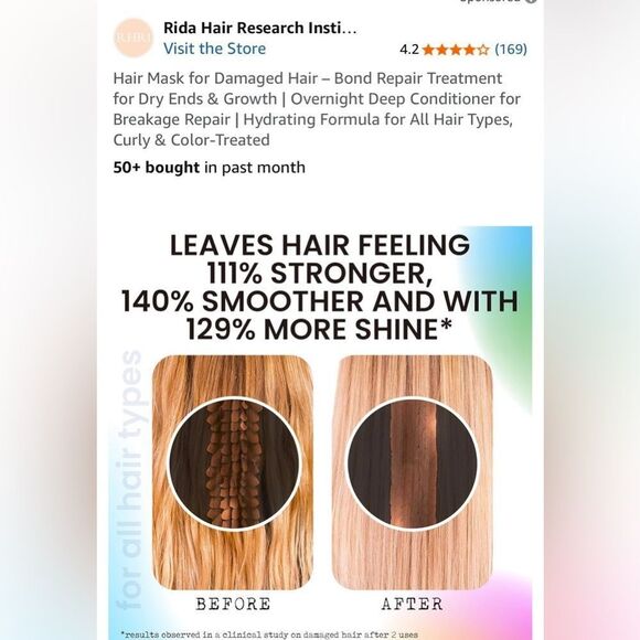 (Barely Used) Hair Bonding Bundle - includes Amika Kure and H2R Masques - Picture 6 of 10